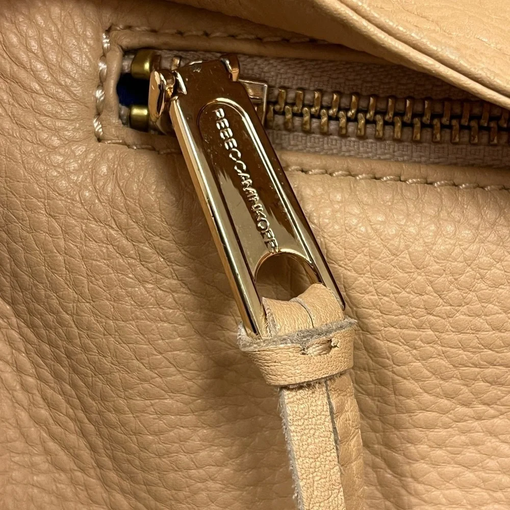 Rebecca Minkoff Leather Mini M.A.C. Bag in Camel